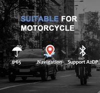 Reproductor MP3 para Motocicleta con Navegación GPS de 5.0 Pulgadas, Resistente al Agua, Certificado por ROHS, Pantalla Táctil, Visor de Fotos, Sistema Operativo Win CE 6.0, Mapa 3D, 1 Año de Garantía