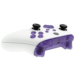 Boutons de remplacement transparents violets personnalisés pour manettes Xbox Series X S : Triggers, D-pad, ABXY, Start, Retour, Sync, Share - Product Image 5