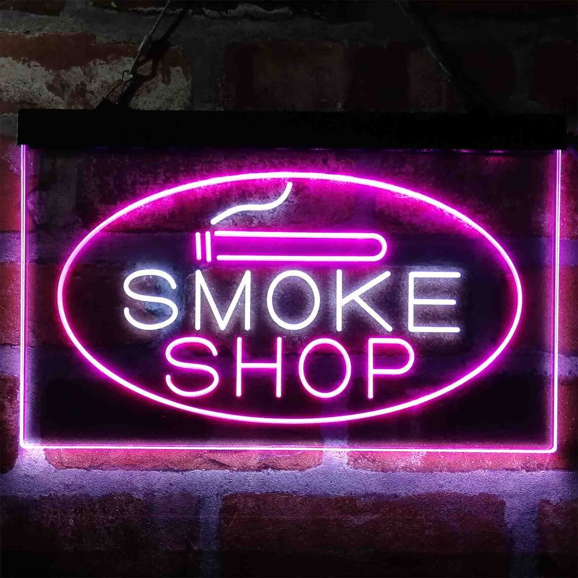 Custom LED Neon Sign for Smoke Shop Wall Decoration IP65 Rated Plastic Neon Lights