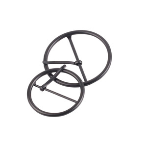Alloy Round Pin Buckle Three Position Adjustable For Women Belt Casual Clothing Accessory Metal Button Die Casting Mirror - Product Image 1