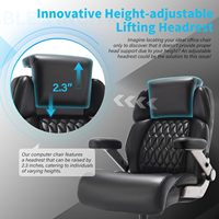 Vente en gros de chaise de patron 500lbs brun or inclinable réglable chaises de bureau de directeur général grande et haute chaise de bureau pour personnes lourdes