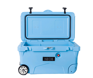 Smaller size cooler box hot selling roto molding outdoor camping picnic cooler BBQ ice cooler fishing box for sale