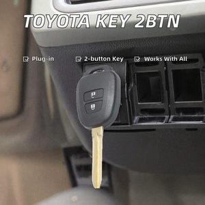 <b>Remote</b> Car Key High Quality ABS Material Transponder with 2 Buttons 433MHz G/HChip <b>Plug</b>-In Connector for Yaris RAV4 - Product Image 2