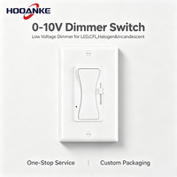 Variateur Hooanke homologué ETL 0-10V unipolaire 3 voies, durable, à gradation complète pour LED 300W et ampoules incandescentes/halogènes 600W