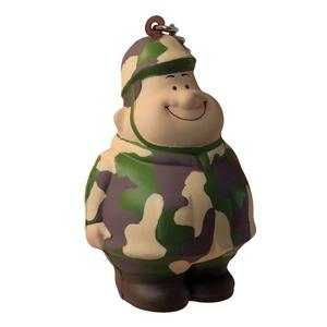 Llavero Antiestrés Personalizado con Forma de Soldado <span class=keywords><strong>Militar</strong></span>, Logotipo Promocional, TPR Suave, Regalo Divertido y Portátil para Escritorio - Product Image 1