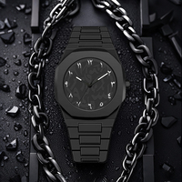 Jam Tangan Plastik Logo Kustom OEM Baru, Jam Tangan Quartz Pointer High Sense, Jam Tangan Mewah Kasual Tahan Air untuk Dekorasi