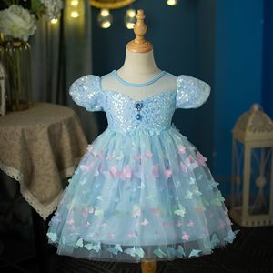 <span class=keywords><strong>Vestito</strong></span> Estivo con Spalline per Bambine <span class=keywords><strong>Frozen</strong></span> Princess Aisha, Gonna Vaporosa con Ali, Cotone Leggero - Product Image 3