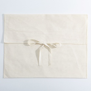 Pochette en mousseline de haute qualité Style enveloppe <span class=keywords><strong>sac</strong></span> à poussière recyclable coton tissu tissu emballage pochette cadeau <span class=keywords><strong>sac</strong></span> avec Logo - Product Image 6