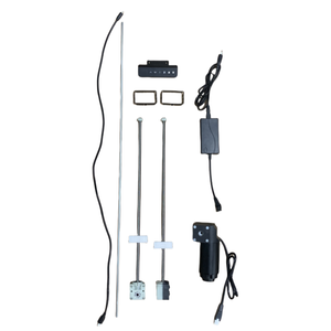 80 किलोग्राम भार क्षमता के 24 वी डीसी स्थायी चुंबक मोटर चालित लिफ्टिंग किट हैंडहेल्ड वाटरप्रूफ एडाप्टर ऊंचाई-समायोज्य डेस्क - Product Image 2