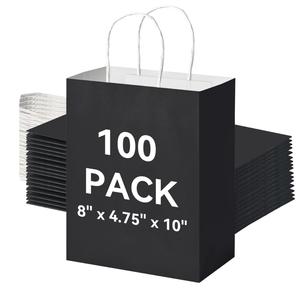 Bolsas de Papel Reciclado con Diseño de Marca Personalizado, Bolsas Promocionales para Ferias Comerciales y Eventos Minoristas - Product Image 1