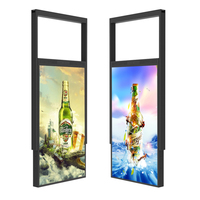Pantalla Digital para Señalización, Doble Cara, Colgante, 2500 Nits, Alto Brillo, Interior, 43 Pulgadas, Pantalla LCD para Publicidad en Tiendas, Menú Digital