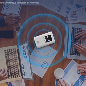 Router WiFi de Bolsillo MC2 4G de Alta Calidad con Banco de Energía de 6000 mAh, Punto de Acceso WiFi Móvil Inalámbrico de 3000 mAh - Product Image 4