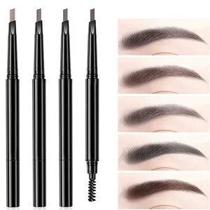 Makeup Flat Waterproof Eyeliner Eyebrow Makeup Pen Pencil Pro Private Waterproof Multipurpose Matte Makeup Flat Waterproof Eyeli