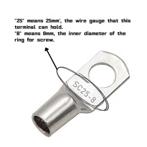 Đầu nối dây đồng mạ thiếc, bền bỉ, do nhà cung cấp đạt chuẩn sản xuất. - Product Image 2