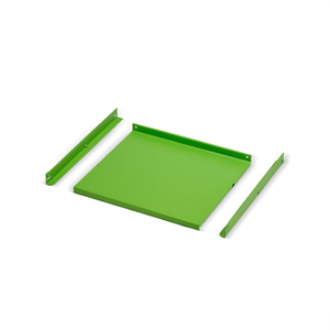 Fami Adjustable <b>Shelf</b> For Cabinets 505x460x55 Mm Green Ral6011 Metal <b>Bracket</b> Support - Product Image 3