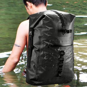 맞춤형 PVC 완전 방수 드라이 백팩 (아웃도어 캠핑 하이킹 등산용) - 인기 스타일, 20L, 30L, 50L 용량 맞춤 가능 - Product Image 2