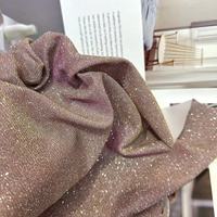 Tissu de luxe confortable en polyester brillant tissé pour jupes et robes de mariée, couleur unie