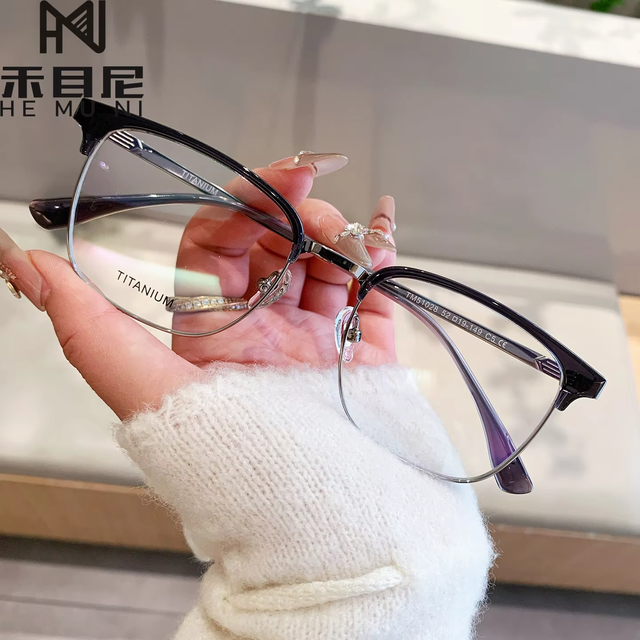 51028 Wholesale New TR90 Men's Square Frame Glasses Flat Light New Male Fashion Eye Glass Frames Optical Glasses for Men
