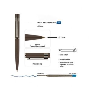 Custom High-end Luxury Business Ballpoint <b>Pen</b> Custom Company LOGO <b>Refill</b> 1.0mm Writing Smooth Temperament Brown - Product Image 5
