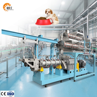 Ligne de production d'extrusion de nourriture pour animaux de compagnie à double vis, équipement de transformation d'aliments pour chiens et chats