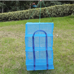 قفص تجفيف السمك من <span class=keywords><strong>3</strong></span> طبقات 50*50*70 صافي/شبكة صيد سمك جافة شبكة مضادة للبعوض/فواكه/خضروات - Product Image 1