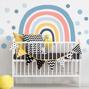 Cartone animato creativo <span class=keywords><strong>arcobaleno</strong></span> carta <span class=keywords><strong>da</strong></span> parati fustel PVC Sticker per la decorazione per la casa per bambini camera e scuola materna decorazione della <span class=keywords><strong>parete</strong></span> - Product Image 4