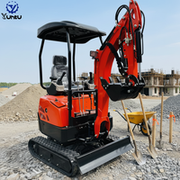Mini-excavatrice sur chenilles neuve de 0,8 à 3 tonnes, moteur Euro5 EPA du Japon, prix super bas avec composants essentiels : pompe hydraulique et moteur