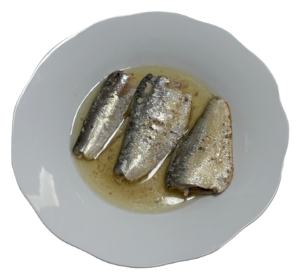 Sardines en conserve 125g dans l'huile végétale - Product Image 1