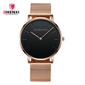 CHENXI 076 Couple Montres Quartz Offre Spéciale Mode Rose Or Amant Vacances Cadeau Montre Ultra Femme Hommes Poignet Dropshipping Montre - Product Image 4