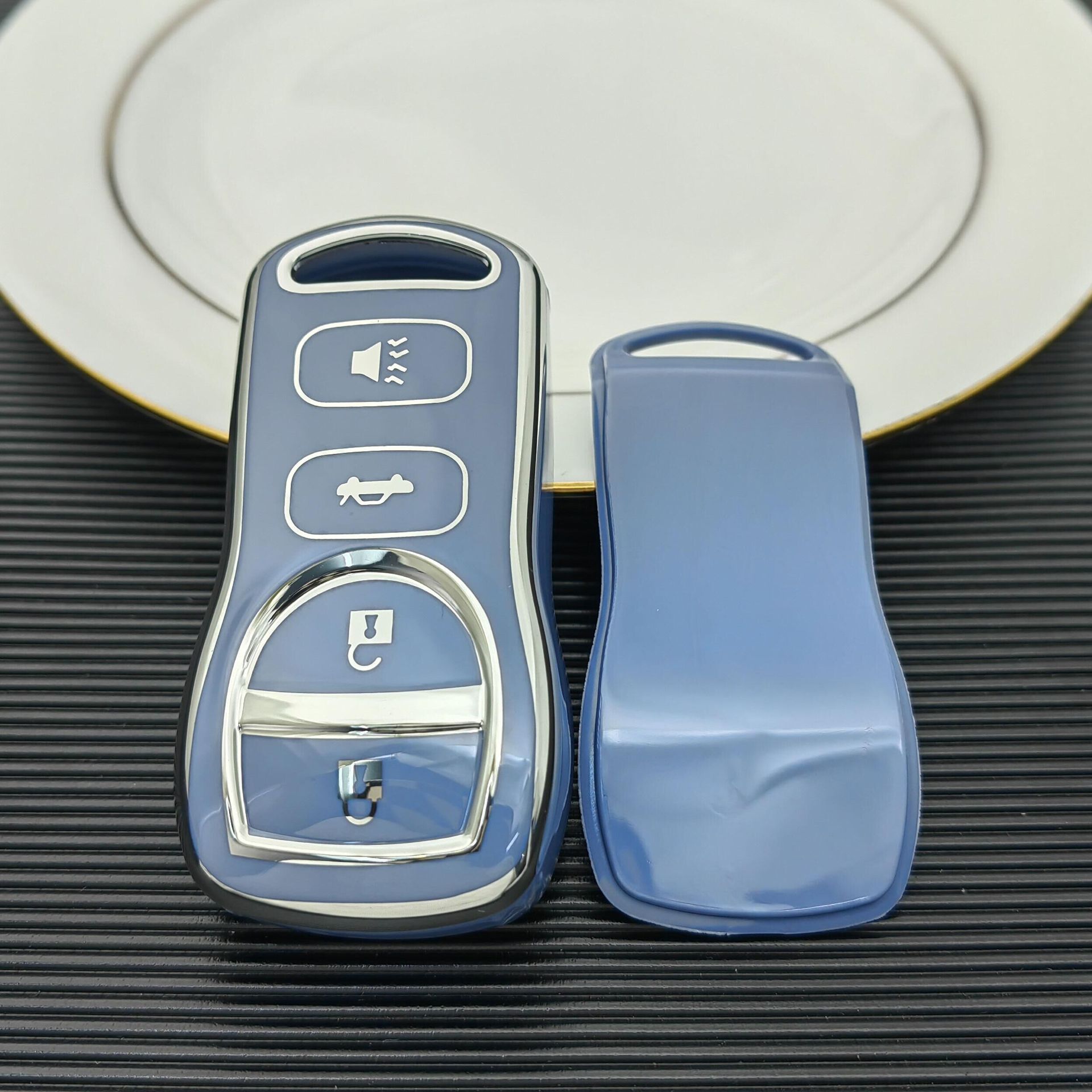 Nissan TPU Car Key Case Cover - Protective Shell for Nissan Sylphy, X-Trail, Tiida | phonenumbergene