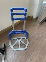 Chariot pliable à quatre roues en aluminium industriel portable Fellco, chariot à plateforme, garantie d'un an pour les marchandises, les légumes, les bagages