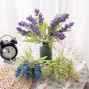 CallaFloral Ramo de Flores Artificiales de Plástico para Decoración de Interiores, Rosa, Morado Claro, Azul, Verde, Rojo Rosa, Marrón Claro CL10005 - Product Image 1