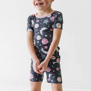 Ropa de Bebé y Niños 2026, Material de Bambú y Spandex, Tops y Pantalones, Nuevo Diseño, Ropa de Bebé de <span class=keywords><strong>Manga</strong></span> <span class=keywords><strong>Corta</strong></span> y Pantalones Largos, Pijamas - Product Image 5