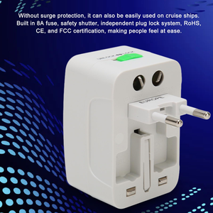 All in One <b>Universal</b> Worldwide <b>Plug</b> 2 USB Ports AC Power Charger Laptop Travel Adapter - Product Image 4