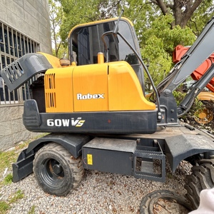 Performances de stabilité, excavatrice Hyundai R60WVS d'occasion, 6 tonnes, moteur, boîte de vitesses, composants d'origine - Product Image 5