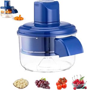 Pelador de Frutas y Ajos Eléctrico Pequeño para el Hogar, Cuchilla de Acero Inoxidable Automática, Apto para Lavavajillas, Fácil de Limpiar - Product Image 1