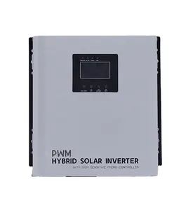 UPS function 12V 24V 110V 220V pure sine wave 1200w low frequency mains charger inverter hybrid inverter off grid solar inverter
