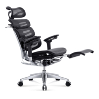 Shunmas SM006E-A-L luxe exécutif moderne respirant maille chaise de bureau ergonomique avec cintre en tissu de fonction tournante