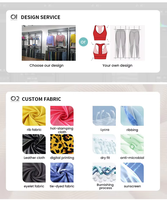 Ensemble de fitness personnalisé 4 pièces pour femme, vêtements de sport respirants et à séchage rapide, tenue d'entraînement, ensembles de gym pour femmes