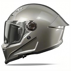 2025 하이 퀄리티 새로운 모델 더블 레이어 선 바이저 레트로 ABS 통풍 전체 얼굴 오토바이 헬멧 DOT OEM ODM - Product Image 3