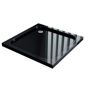 Black Square Removable Abs Resin Fiberglass Freestanding Tray Cheap Custom Acrylic <strong>Shower</strong> <strong>Base</strong>