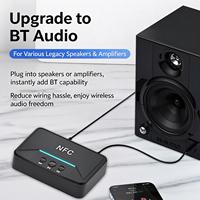 BT 5.3 Audio-Empfänger NFC HIFI Kabelloser Audio-Adapter RCA 3,5mm AUX-Ausgang USB U-Disk-Wiedergabe für Heimstereoanlage
