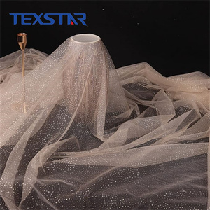 Sáng Bóng <span class=keywords><strong>Polyester</strong></span> Vải Long Lanh Vải Tuyn Lưới Cho Váy Đảng Bảng Váy Cưới - Product Image 3