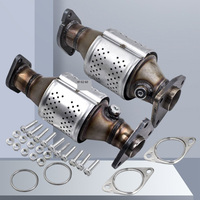 Par de Convertidores Catalíticos para Colector de Escape Nissan Patrol Y61 Y62 V6 4.0L V8 5.6L OE 208A2-1LA0A 208A3-1LA0A Ajuste Directo Sin Error de CEL