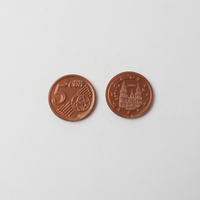 Fabricant professionnel de pièces de monnaie en plastique en vrac argentées, dorées, en euros, en nickel, en penny, en jetons, petites pièces de monnaie