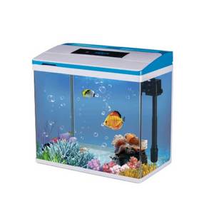 Acquario acquario in vetro Betta acquario acquario piccolo serbatoio di pesce medio più grande - Product Image 2