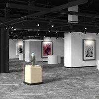 Sundo galerie d'art vitrine en verre trempé design personnalisé luxe antique organisateur lumière led vitrine pour meseum oeuvres show