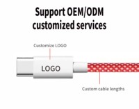 Kabel Data USB C PD60W 3 Meter, Kabel Pengisian Cepat Tipe C dari Bahan Nilon, Kabel USB 2.0 A ke Tipe C untuk iPhone, Grosir Produsen