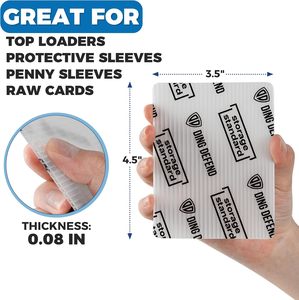 Protections d'expédition pour cartes à collectionner 3,5''x4,5'' Translucides Premium Ultra Résistantes Inserts en plastique Fournitures de transport pour cartes de loisirs - Product Image 6