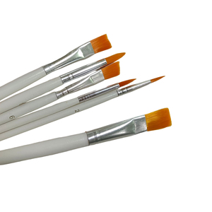 Fabriek Directe Verkoop Duurzaam Acryl Olie Aquarel Gezicht Schilderij Veganistische 6 Stuks Make-Up Borstel Set - Product Image 1